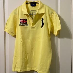 Polo Ralph Lauren yellow men’s Rugby #3  shirt xl